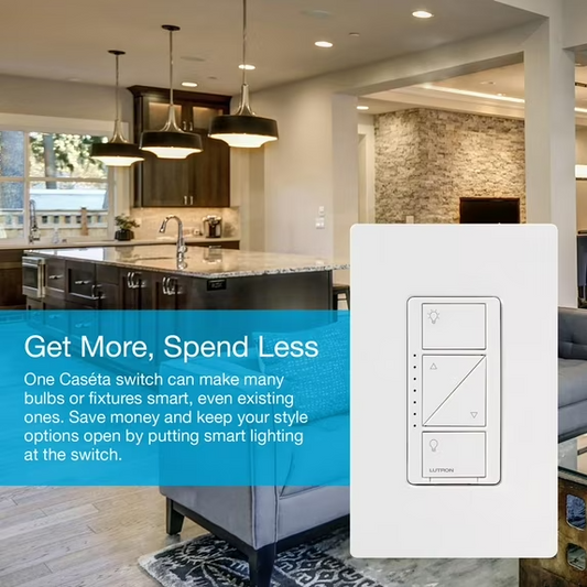 Lutron Caseta Wireless Smart Lighting Dimmer Switch Starter Kit