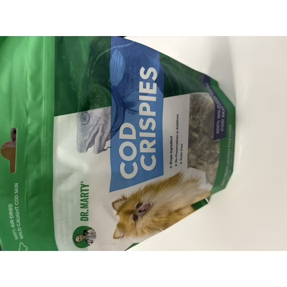 Dr. Marty Cod Crispies Dog Treats, 4oz