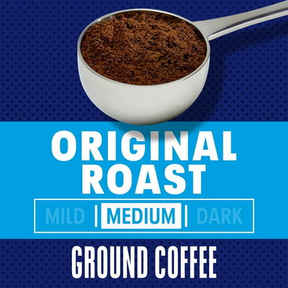 (6 pack) Maxwell House Original Medium Roast Ground Coffee, 27.5 oz Canister, Medium