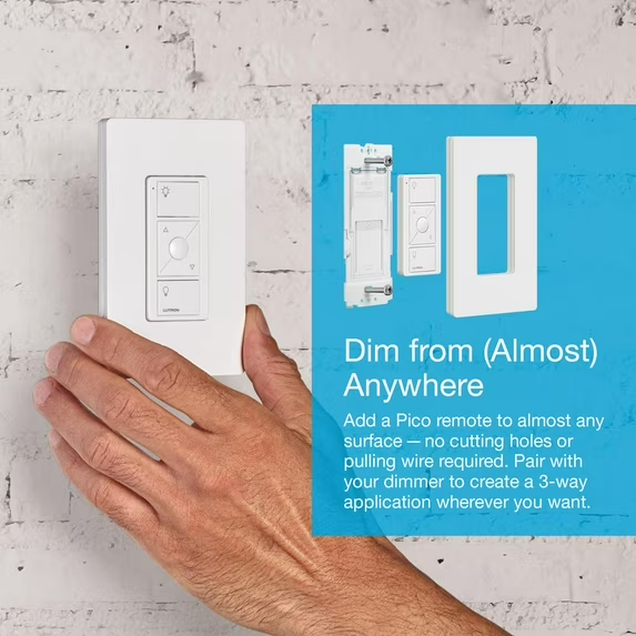Lutron Caseta Wireless Smart Lighting Dimmer Switch Starter Kit