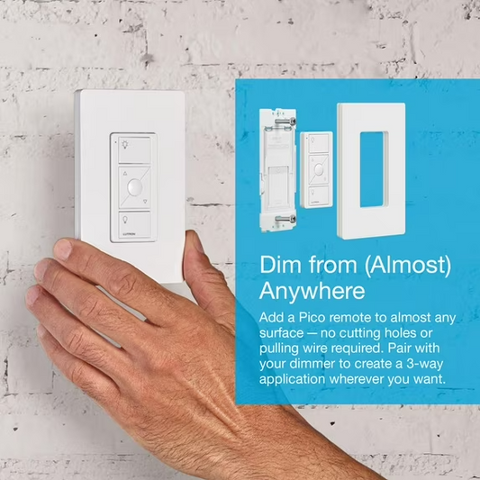Lutron Caseta Wireless Smart Lighting Dimmer Switch Starter Kit