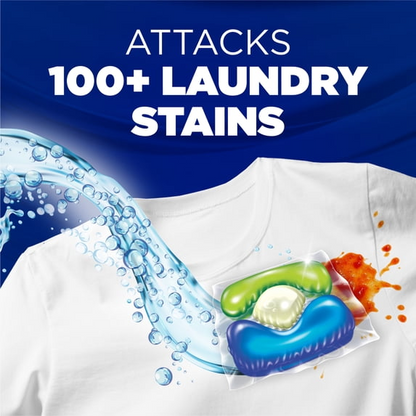 ARM & HAMMER Plus OxiClean Stain Fighters: 5-in-1 Laundry Detergent Power Paks, Laundry Stain Remover, Attacks 100 Plus Stains, Fresh Scent, 24 Count